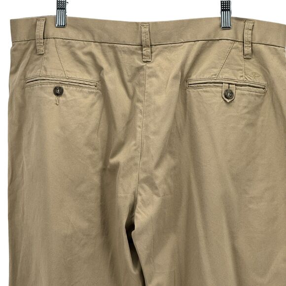 Docker's Premium Straight Fit Men's Khaki Casual Tan Pants Size 38 x 32 NEW - Picture 10 of 12
